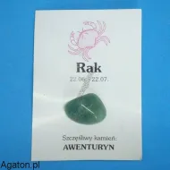 RAK - szczęśliwy kamień zodiaku - AWENTURYN